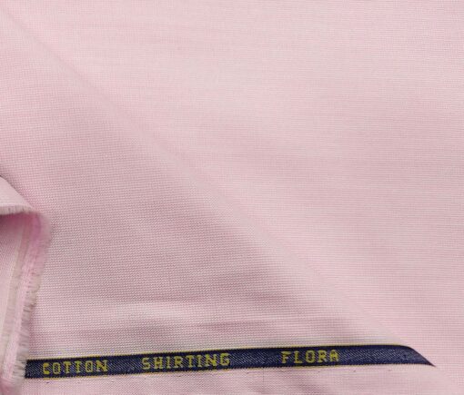 Birla Century Men's Cotton Structured 1.60 Meter Unstitched Shirt Fabric (Blush Pink)