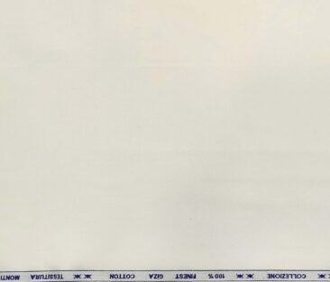 Tessitura Monti Men's Cotton Solids 1.60 Meter Unstitched Shirt Fabric (White)