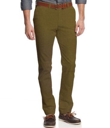 Arvind Men's Cotton Solids 1.30 Meter Unstitched Trouser Fabric (Dark Khakhi Brown)