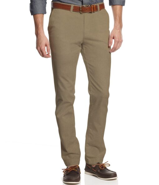 Arvind Men's Cotton Solids 1.30 Meter Unstitched Trouser Fabric (Hazelnut Beige)