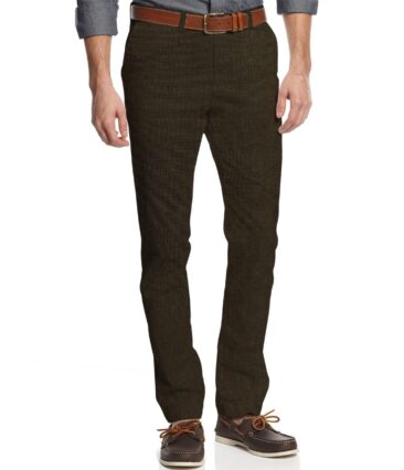 Arvind Men's Cotton Structured 1.30 Meter Unstitched Trouser Fabric (Mocha Brown)