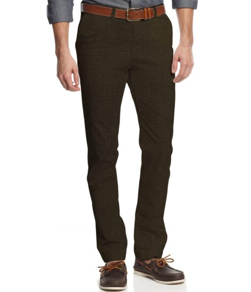 Arvind Men's Cotton Structured 1.30 Meter Unstitched Trouser Fabric (Mocha Brown)
