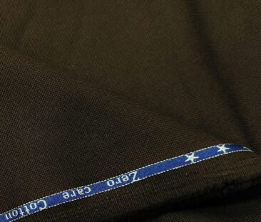 Arvind Men's Cotton Structured 1.30 Meter Unstitched Trouser Fabric (Mocha Brown)