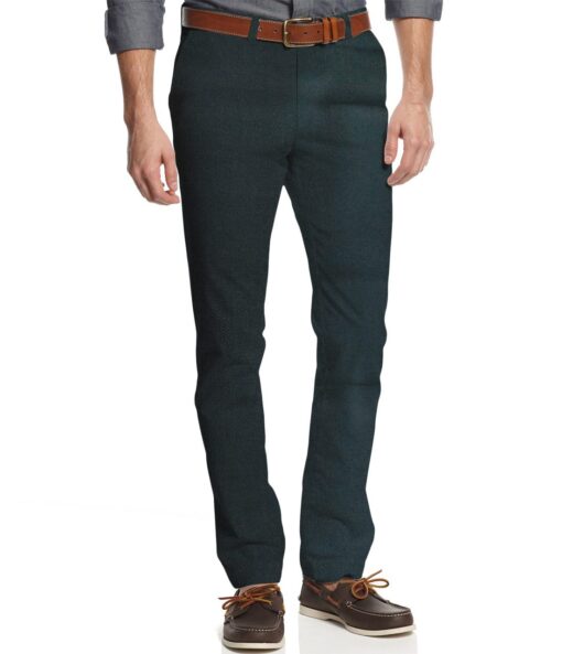 Arvind Men's Cotton Solids 1.30 Meter Unstitched Trouser Fabric (Peacock Blue)