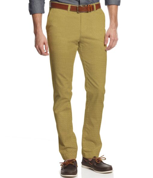 Arvind Men's Cotton Structured 1.30 Meter Unstitched Trouser Fabric (Macaroon Beige)