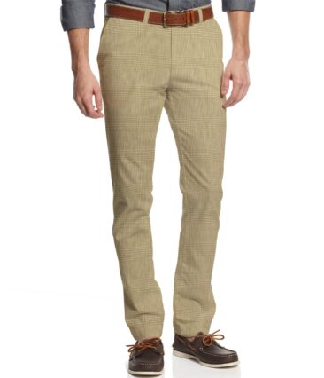 Cadini Men's Cotton Self Design 1.30 Meter Unstitched Trouser Fabric (Beige)