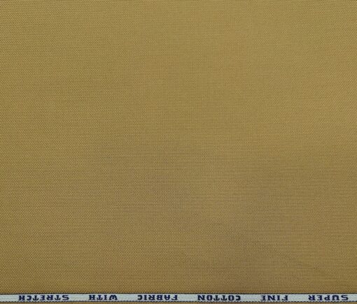 Raymond Men's Cotton Structured 1.30 Meter Unstitched Trouser Fabric (Khakhi)