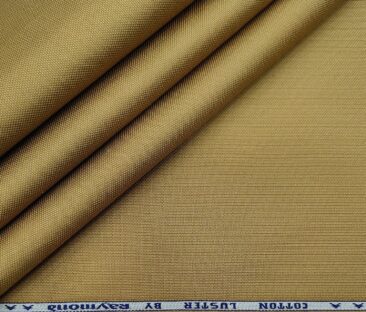 Raymond Men's Cotton Structured 1.30 Meter Unstitched Trouser Fabric (Khakhi)