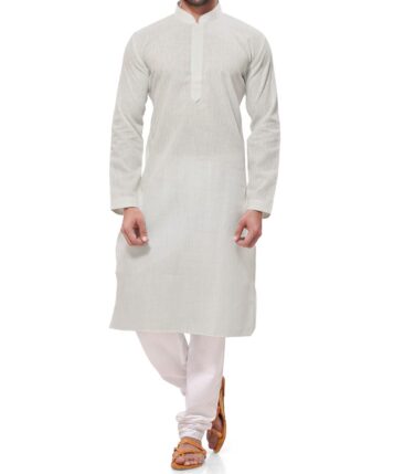 Burgoyne Men's Linen Solids Unstitched Shirting Fabric (Creamish White) - Image 7