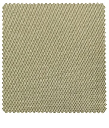 J.Hampstead Men's Polyester Viscose Structured Unstitched Suiting Fabric (Beige)