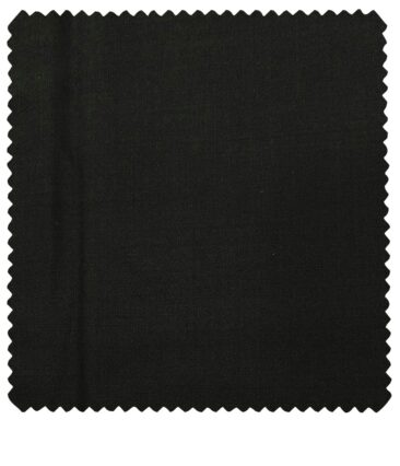 J.Hampstead Men's Wool Solids  Super 120's Unstitched Trouser Fabric (Black