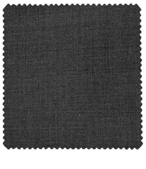 J.Hampstead Men's Wool Structured  Super 100's Unstitched Trouser Fabric (Dark Grey