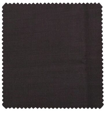 J.Hampstead Men's Wool Solids  Super 110's Unstitched Trouser Fabric (Dark Purple