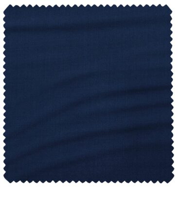 J.Hampstead Men's Wool Solids  Super 110's Unstitched Trouser Fabric (Dark Royal Blue