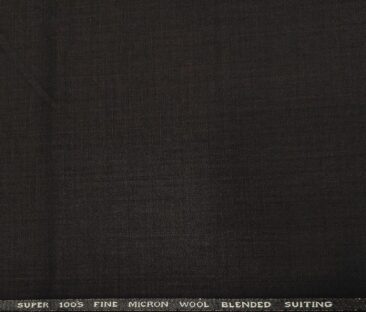 J.Hampstead Men's Wool Solids  Super 100's Unstitched Trouser Fabric (Dark Wine