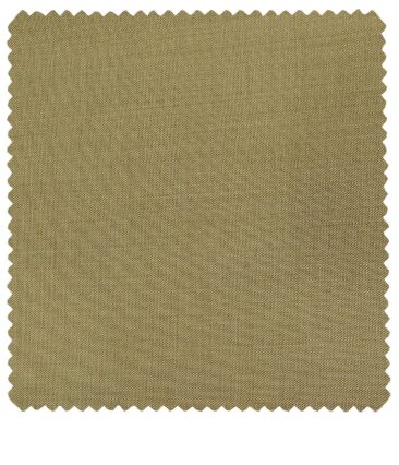 J.Hampstead Men's Wool Structured  Super 110's Unstitched Trouser Fabric (Sand Beige
