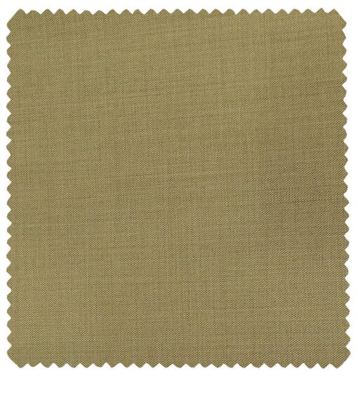 J.Hampstead Men's Wool Structured  Super 110's Unstitched Trouser Fabric (Sand Beige