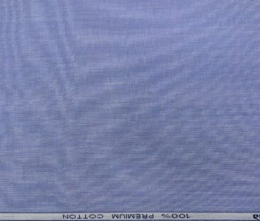 Raymond Men's Cotton Solids  Unstitched Shirting Fabric (Light Blue)