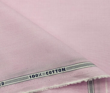 Raymond Men's Cotton Solids  Unstitched Shirting Fabric (Blush Pink)