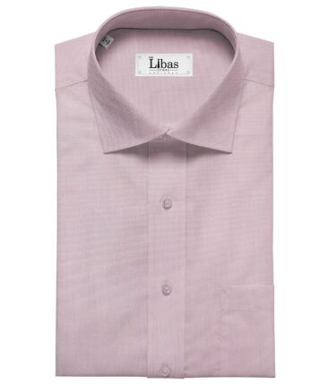 Raymond Men's Cotton Solids  Unstitched Shirting Fabric (Blush Pink)