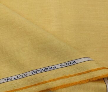 Raymond Men's Cotton Solids  Unstitched Shirting Fabric (Macaroon Beige)