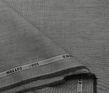 Raymond Men's Cotton Solids  Unstitched Shirting Fabric (Medium Grey)