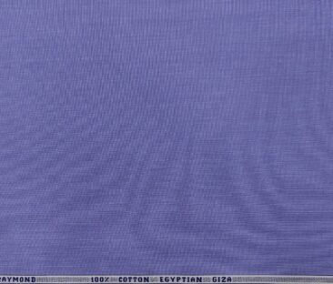 Raymond Men's Giza Cotton Solids  Unstitched Shirting Fabric (Indigo Blue)
