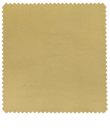 Burgoyne Men's Cotton Solids 1.50 Meter Unstitched Trouser Fabric (Biscotti Beige)