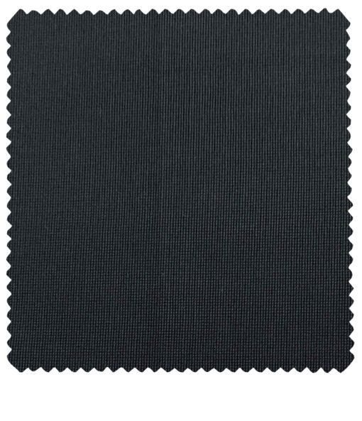 Burgoyne Men's Cotton Structured 1.50 Meter Unstitched Trouser Fabric (Dark Navy Blue)