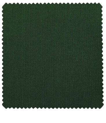 Burgoyne Men's Cotton Structured 1.50 Meter Unstitched Trouser Fabric (Dark Pine Green )