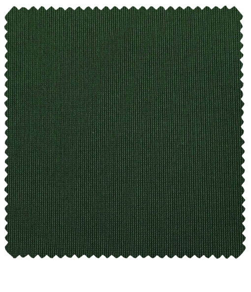Burgoyne Men's Cotton Structured 1.50 Meter Unstitched Trouser Fabric (Dark Pine Green )
