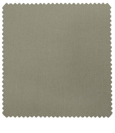 Burgoyne Men's Cotton Solids 1.50 Meter Unstitched Trouser Fabric (Light Sage Green)