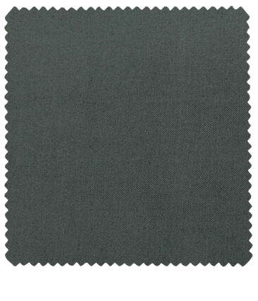 Burgoyne Men's Cotton Solids 1.50 Meter Unstitched Trouser Fabric (Pebble Grey)