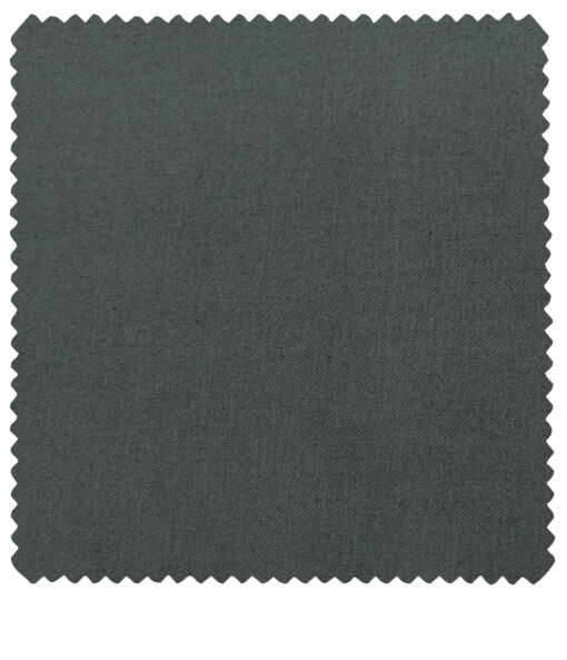 Burgoyne Men's Cotton Solids 1.50 Meter Unstitched Trouser Fabric (Pebble Grey)