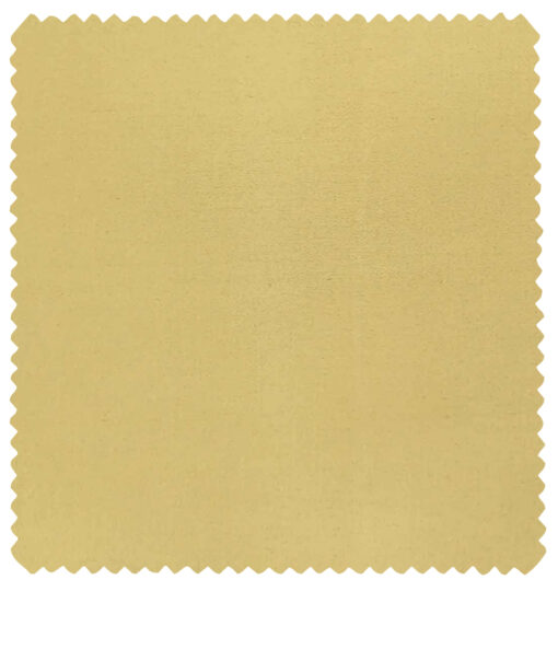 Burgoyne Men's Cotton Solids 1.50 Meter Unstitched Trouser Fabric (Biscotti Beige)