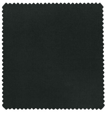 Burgoyne Men's Cotton Solids 1.50 Meter Unstitched Trouser Fabric (Black)