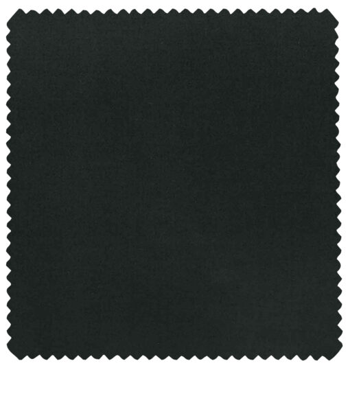 Burgoyne Men's Cotton Solids 1.50 Meter Unstitched Trouser Fabric (Black)