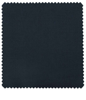 Burgoyne Men's Cotton Solids 1.50 Meter Unstitched Trouser Fabric (Dark Navy Blue)