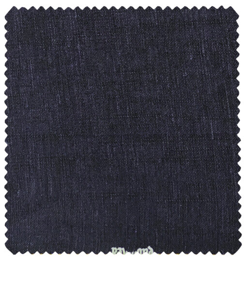 Raymond Men's Linen Solids 1.50 Meter Unstitched Trouser Fabric (Dark purple)