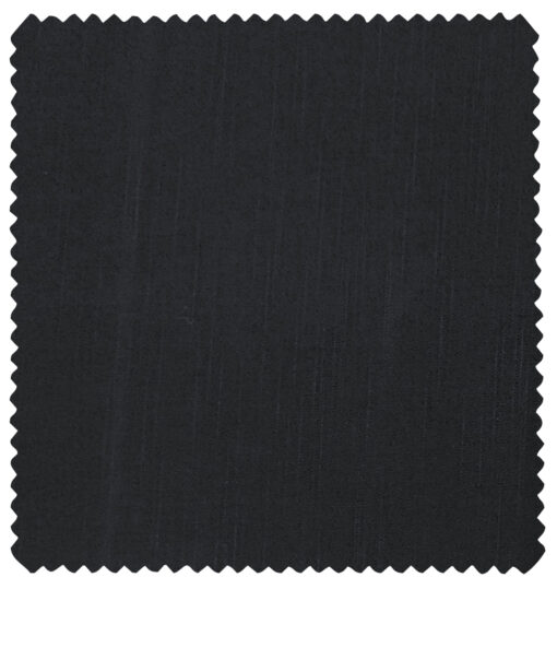 Raymond Men's Cotton Solids 1.50 Meter Unstitched Trouser Fabric (Dark Navy Blue )
