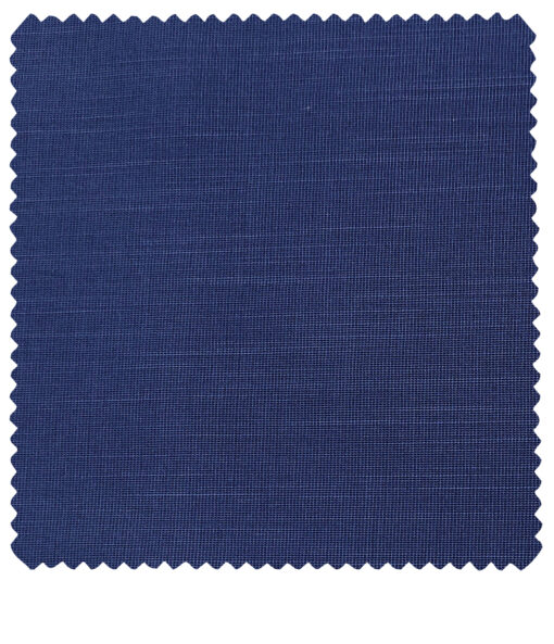 Raymond Men's Cotton Solids 1.50 Meter Unstitched Trouser Fabric (Royal Blue)