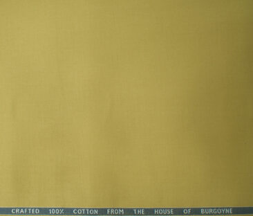 Burgoyne Men's Cotton Solids  Unstitched Trouser Fabric (Biscotti Beige)