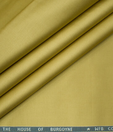 Burgoyne Men's Cotton Solids  Unstitched Trouser Fabric (Biscotti Beige)