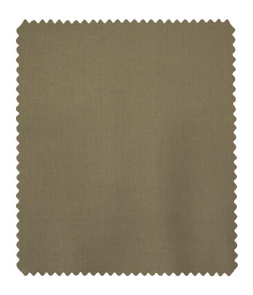 Burgoyne Men's Cotton Solids  Unstitched Trouser Fabric (Medium Brown) - Image 5