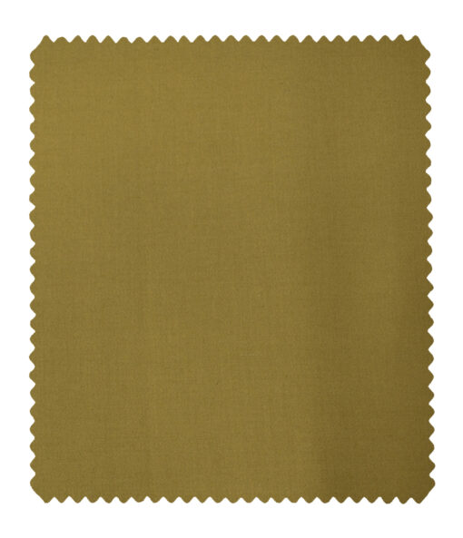 Burgoyne Men's Cotton Solids  Unstitched Trouser Fabric (Mustard Brown) - Image 5