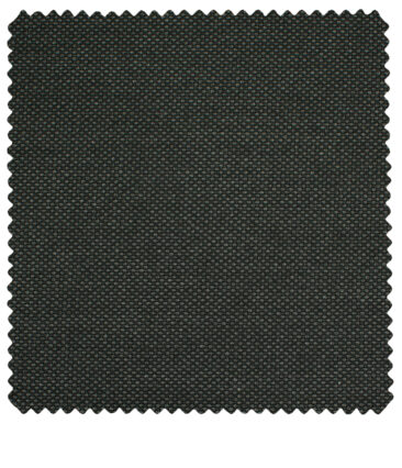 J.Hampstead Men's Polyester Viscose Structured 3.75 Meter Unstitched Suiting Fabric (Dark Grey)