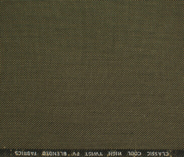 J.Hampstead Men's Polyester Viscose Structured 3.75 Meter Unstitched Suiting Fabric (Light Brown)