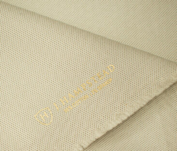 J.Hampstead Men's Cotton Structured  Unstitched Trouser Fabric (Beige)