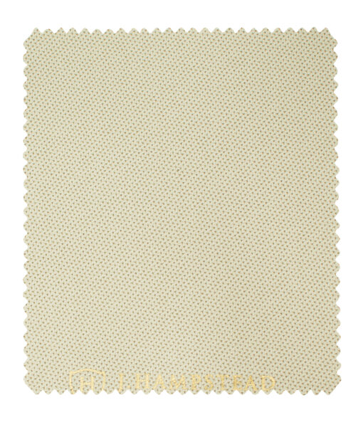 J.Hampstead Men's Cotton Structured  Unstitched Trouser Fabric (Beige) - Image 5