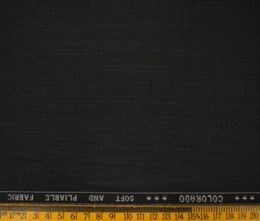 Raymond Men's Polyester Viscose Structured  Unstitched Suiting Fabric (Blackish Grey)